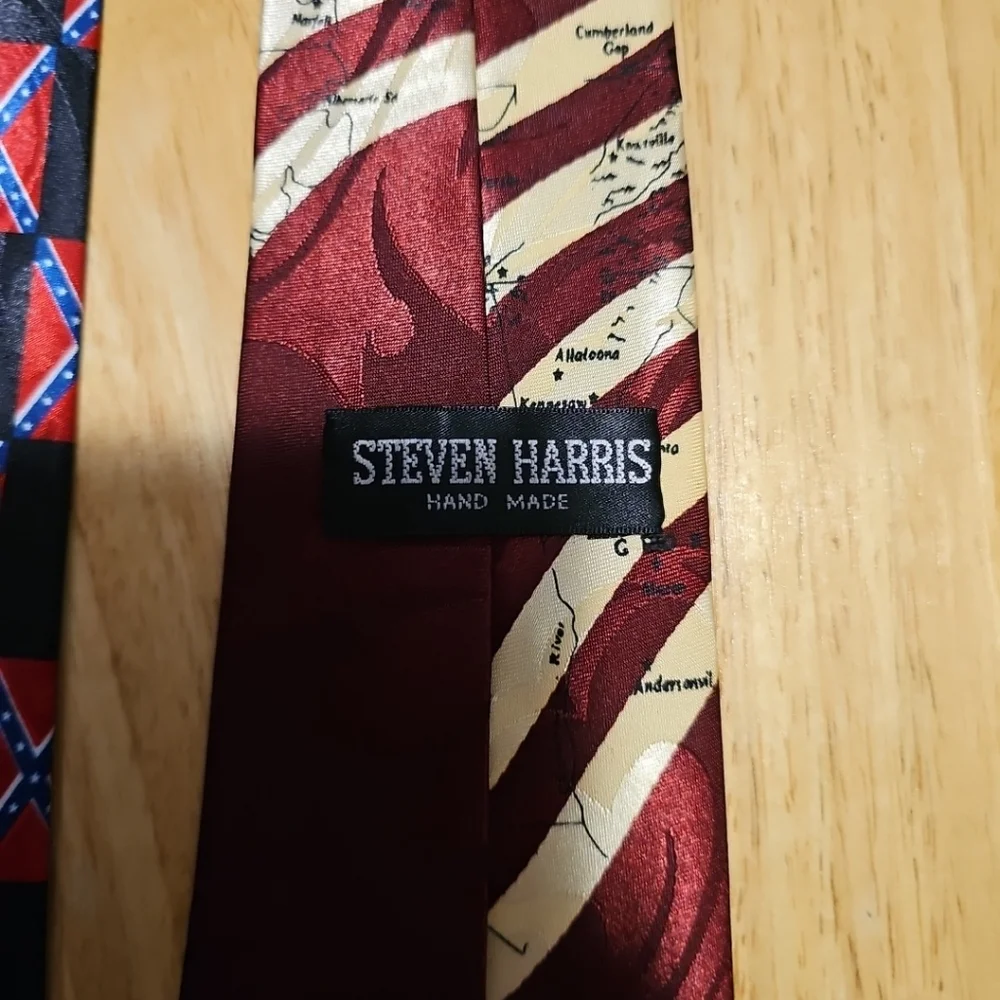 Patriotic Themed Civil War Set Of 3 Ties